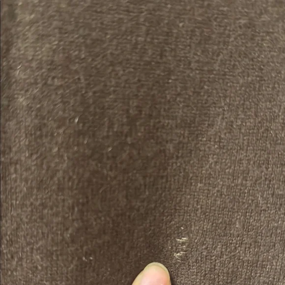 Embroidered Floral Flower Brown Cashmere Cardigan Sweater Size S - Picture 5 of 11